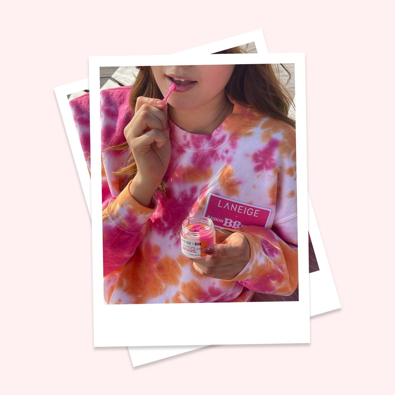 LANEIGE x Baskin-Robbins™ Tie-Dye Crewneck - Image 7
